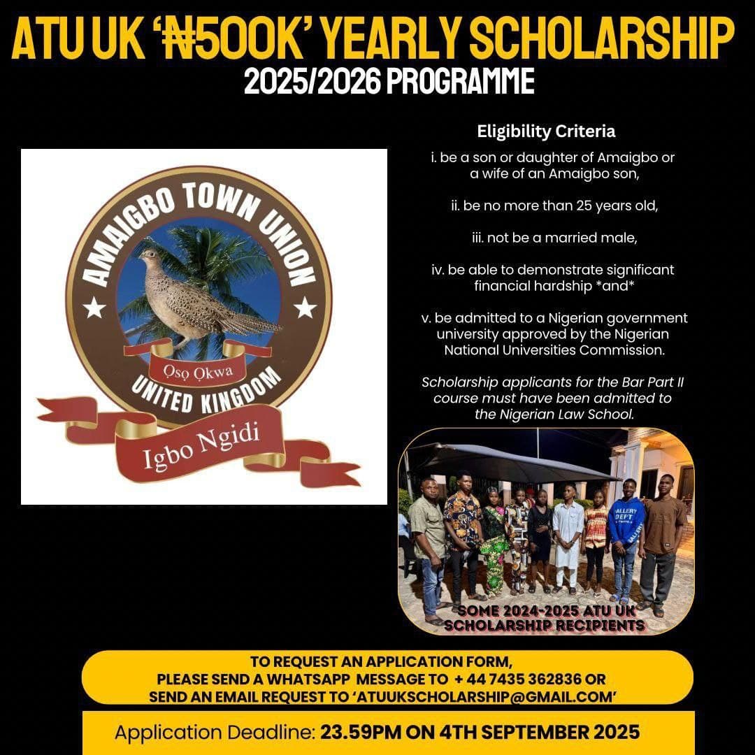 about Amaigbo Scholarship